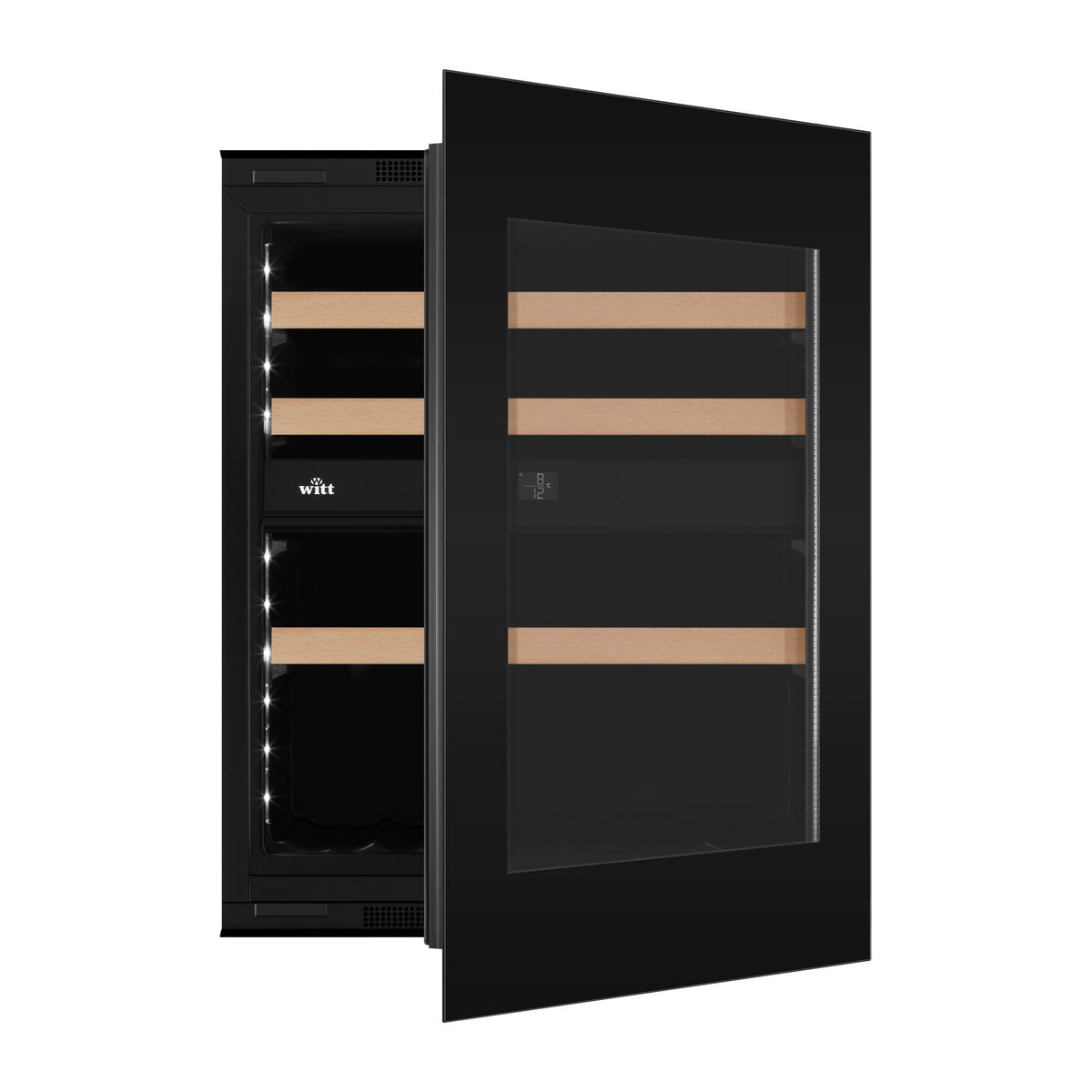 Witt WIU6070P-2B33 Built-in wine Black