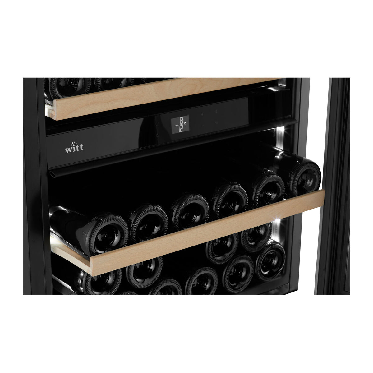 Witt WIU6070P-2P33 Integrierter Wein Schwarz