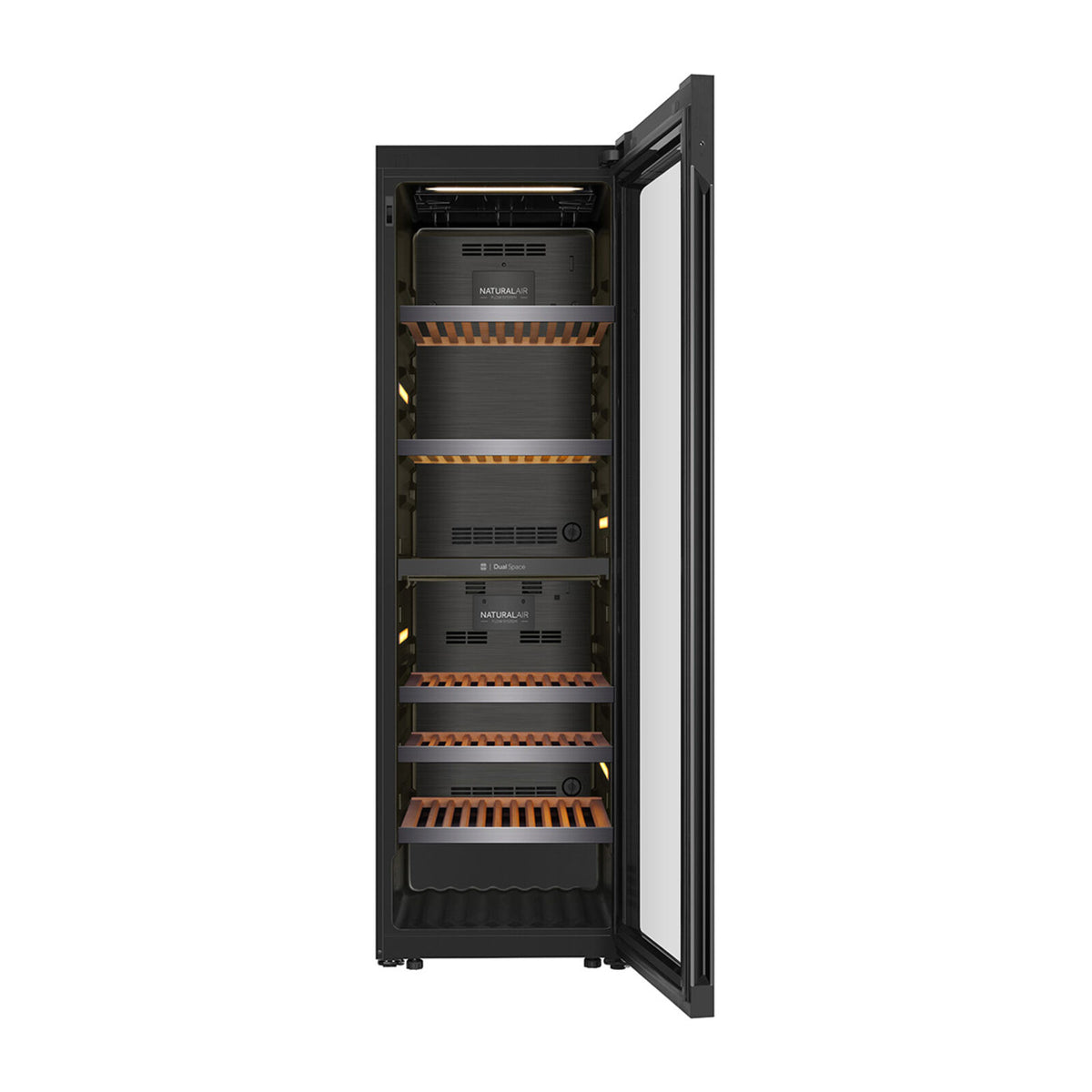 Witt WCF190B219E2 Fristående vin Svart