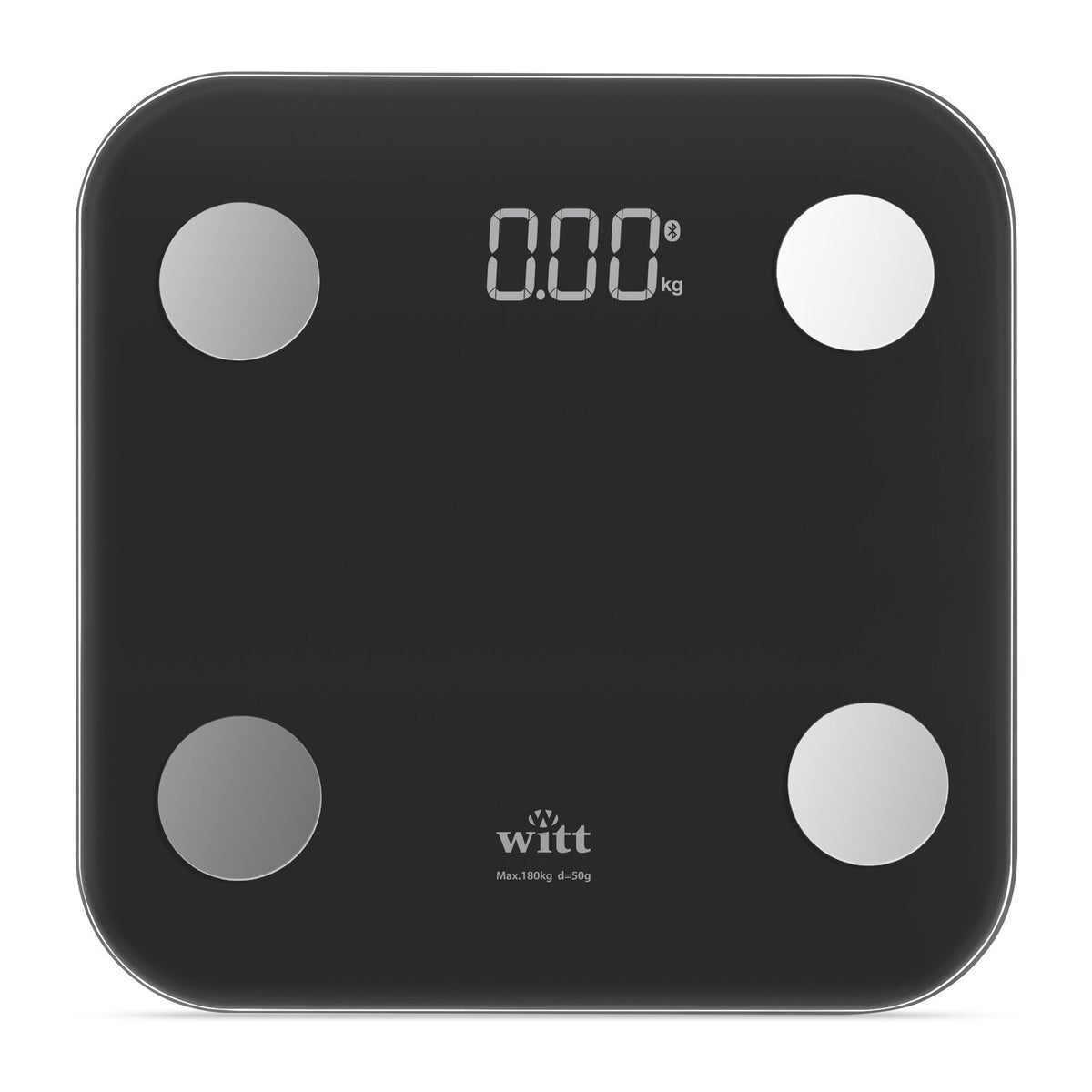 Witt Smart body fat Personal scale Black