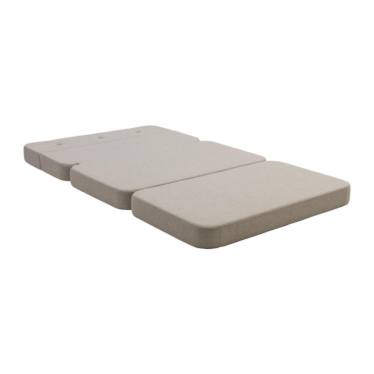 by KlipKlap 3 Fold Sofa 120 cm Beige