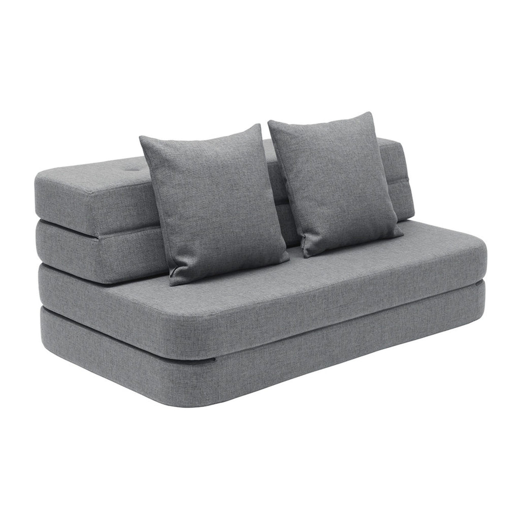 by KlipKlap 3 Fold Sofa 120 cm Blue Grey