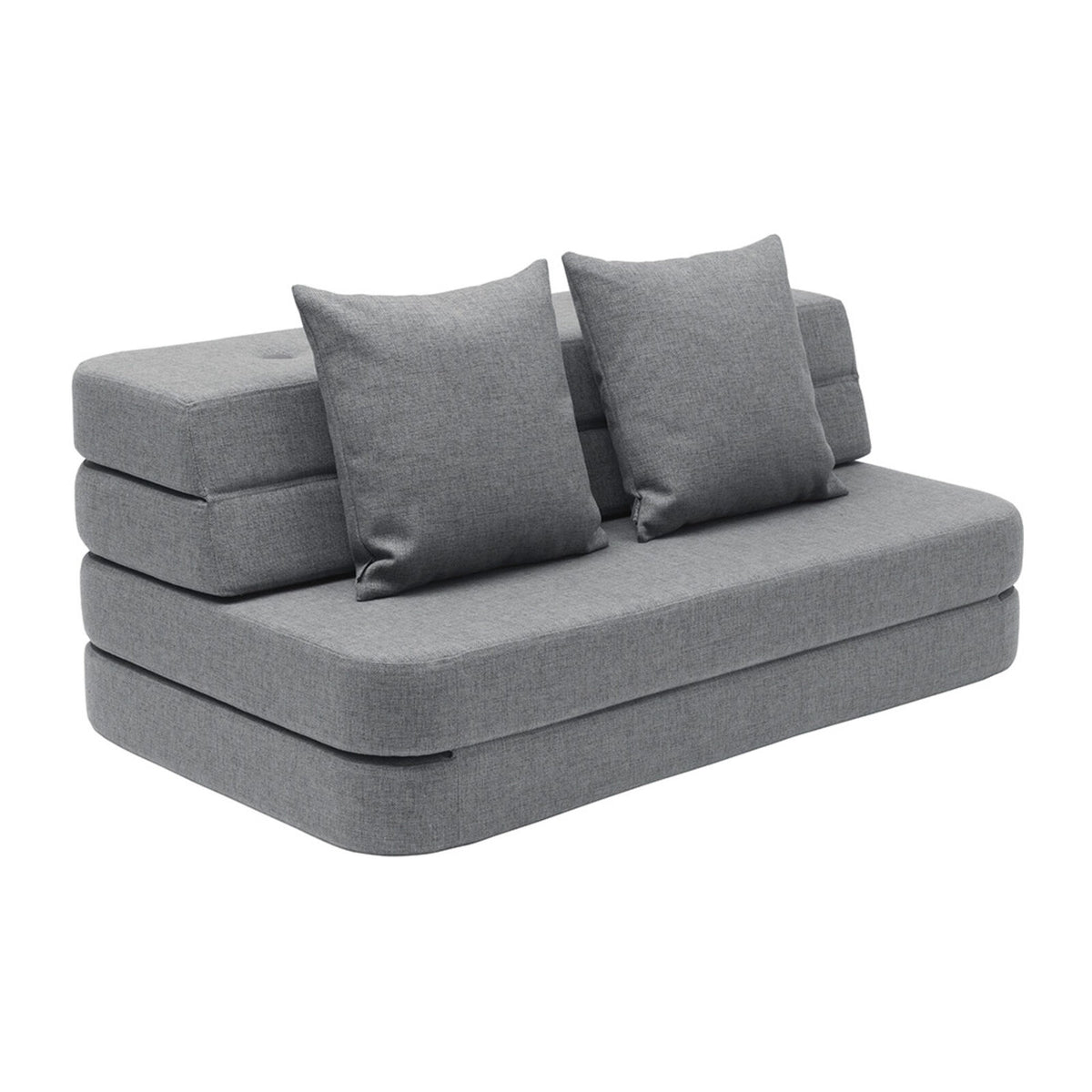 by KlipKlap 3 Fold Sofa 120 cm Blue Grey