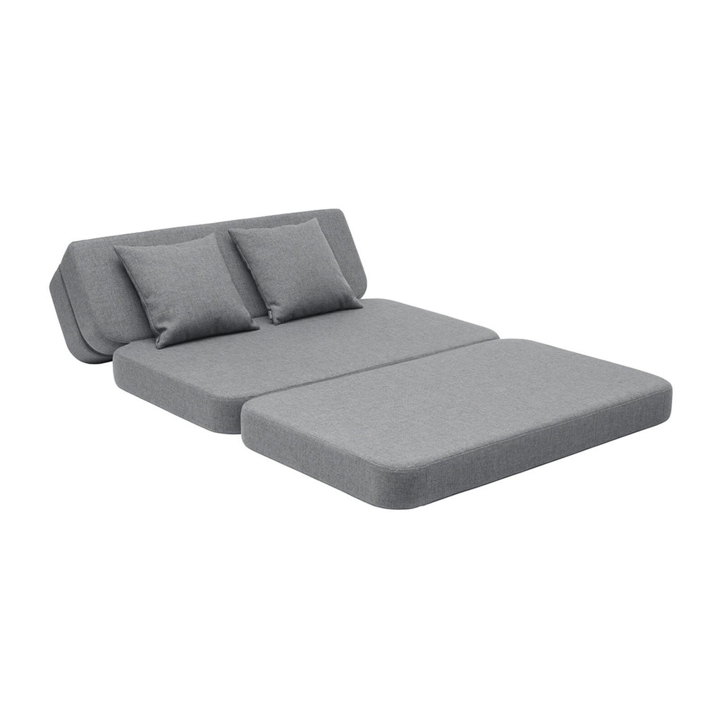 by KlipKlap 3 Fold Sofa 120 cm Blue Grey