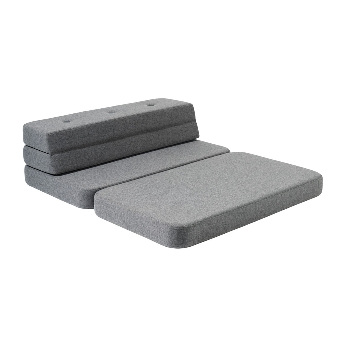 by KlipKlap 3 Fold Sofa 120 cm Blue Grey