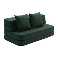 by KlipKlap 3-viksoffa 120 cm Deep Green
