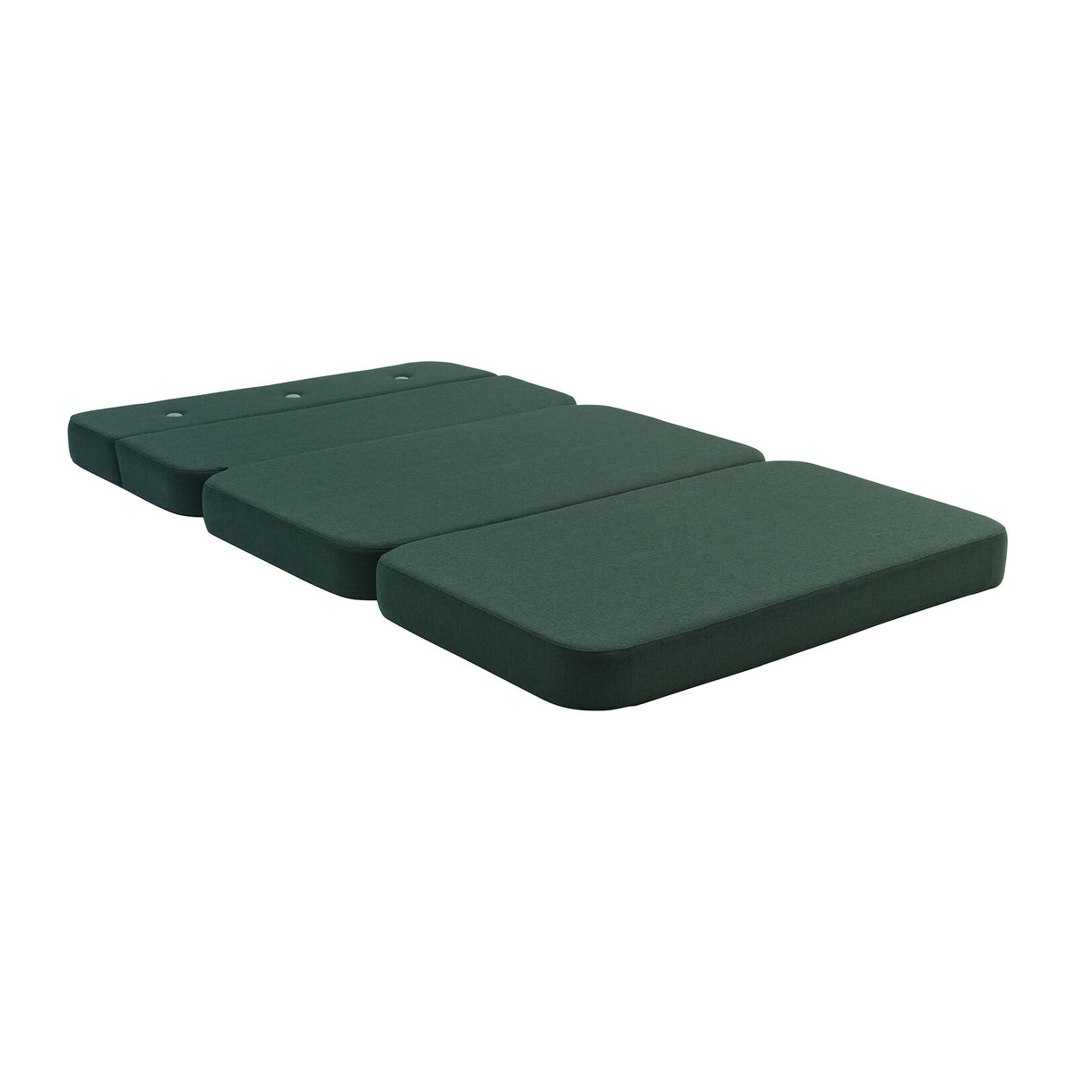 by KlipKlap 3 Fold Sofa 120 cm Deep Green
