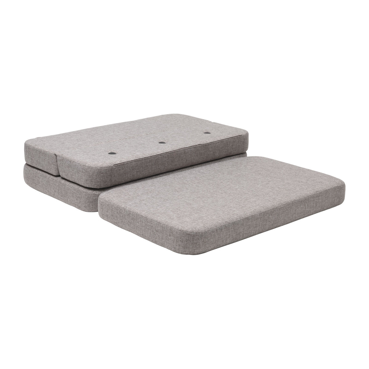 by KlipKlap 3 Fold Sofa 120 cm Multi Grey