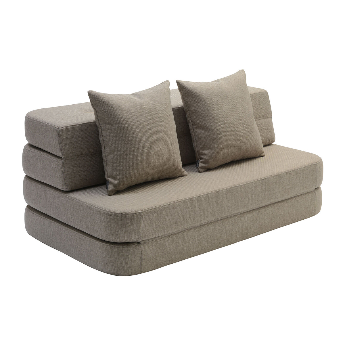 by KlipKlap 3 Fold Sofa 120 cm Sand