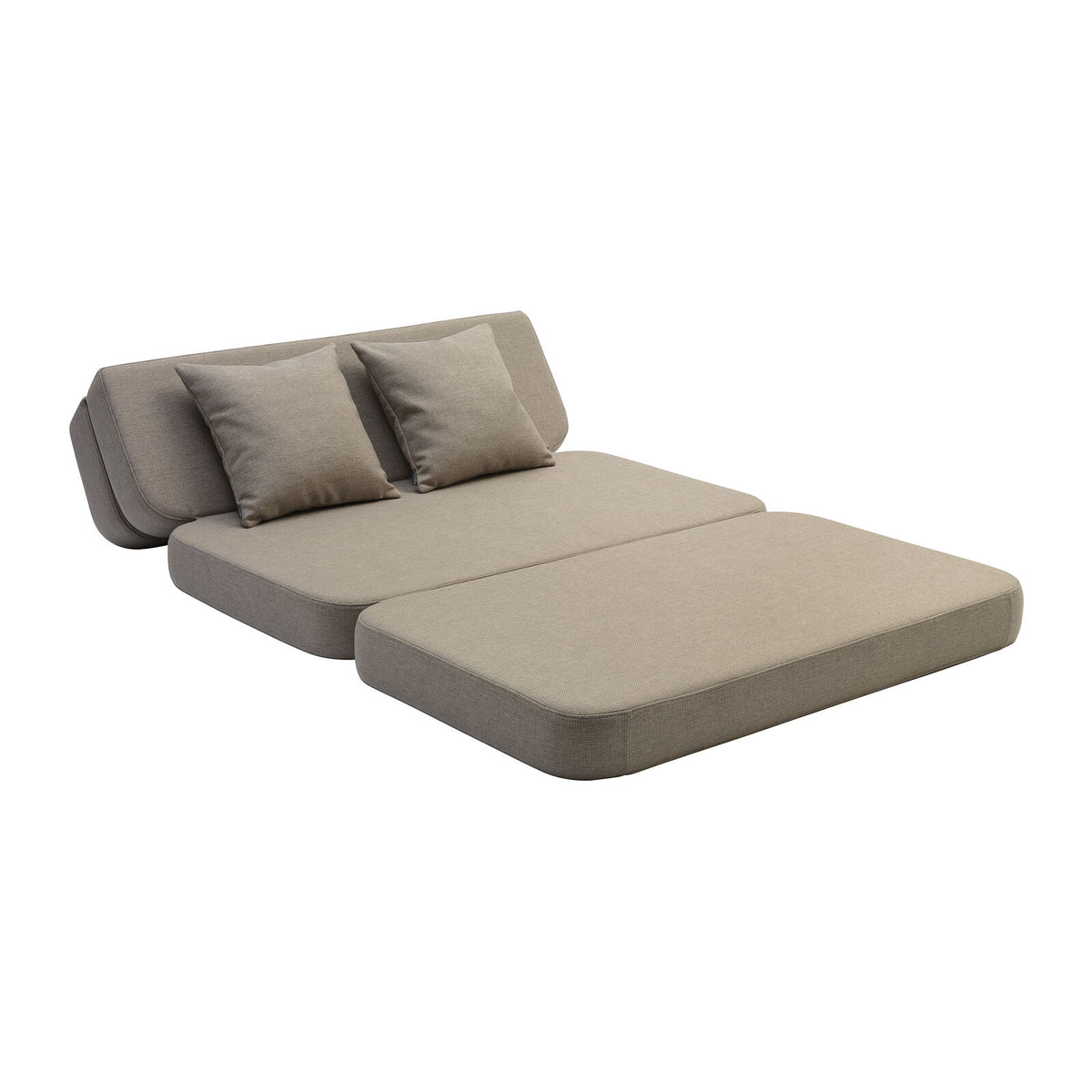 by KlipKlap 3 Fold Sofa 120 cm Sand