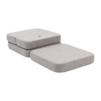 by KlipKlap 3 Fold Sofa Single Multi Grey