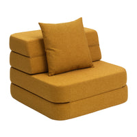 by KlipKlap 3 Fold Sofa Single Mustard