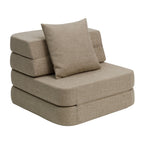 by KlipKlap 3 Fold Soffa Enkel Soft Sand