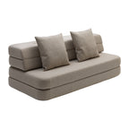 By KlipKlap KK 3 Fold Sofa XL Blød 140 cm Beige w. Sand