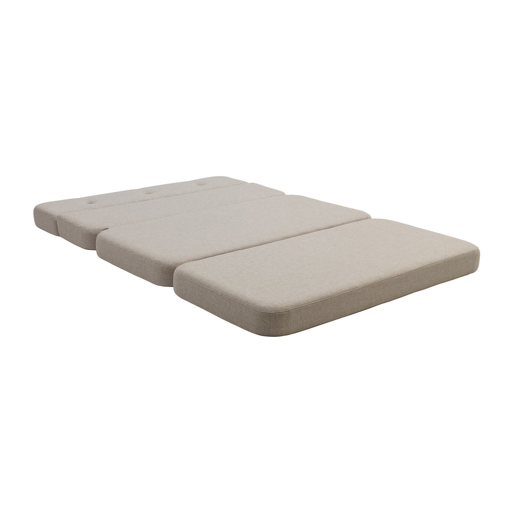 By KlipKlap KK 3 Fold Sofa XL Blød 140 cm Beige w. Sand