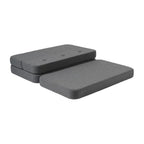 by KlipKlap 3 Fold Sofa XL Soft 140 cm Blue Grey