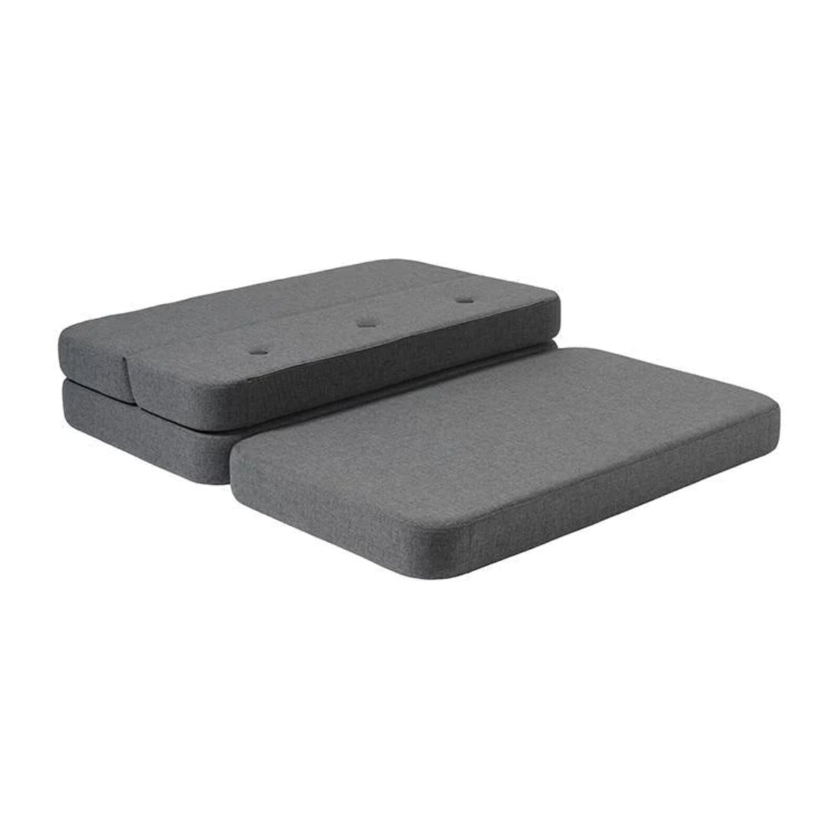 by KlipKlap 3 Fold Sofa XL Myk 140 cm Blue Grey