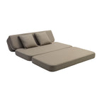 by KlipKlap 3-faltssoffa XL Mjuk 140 cm Sand