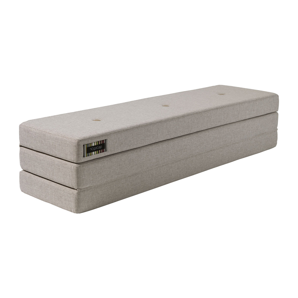by KlipKlap 3 Fold XL 200 cm Madrass Beige