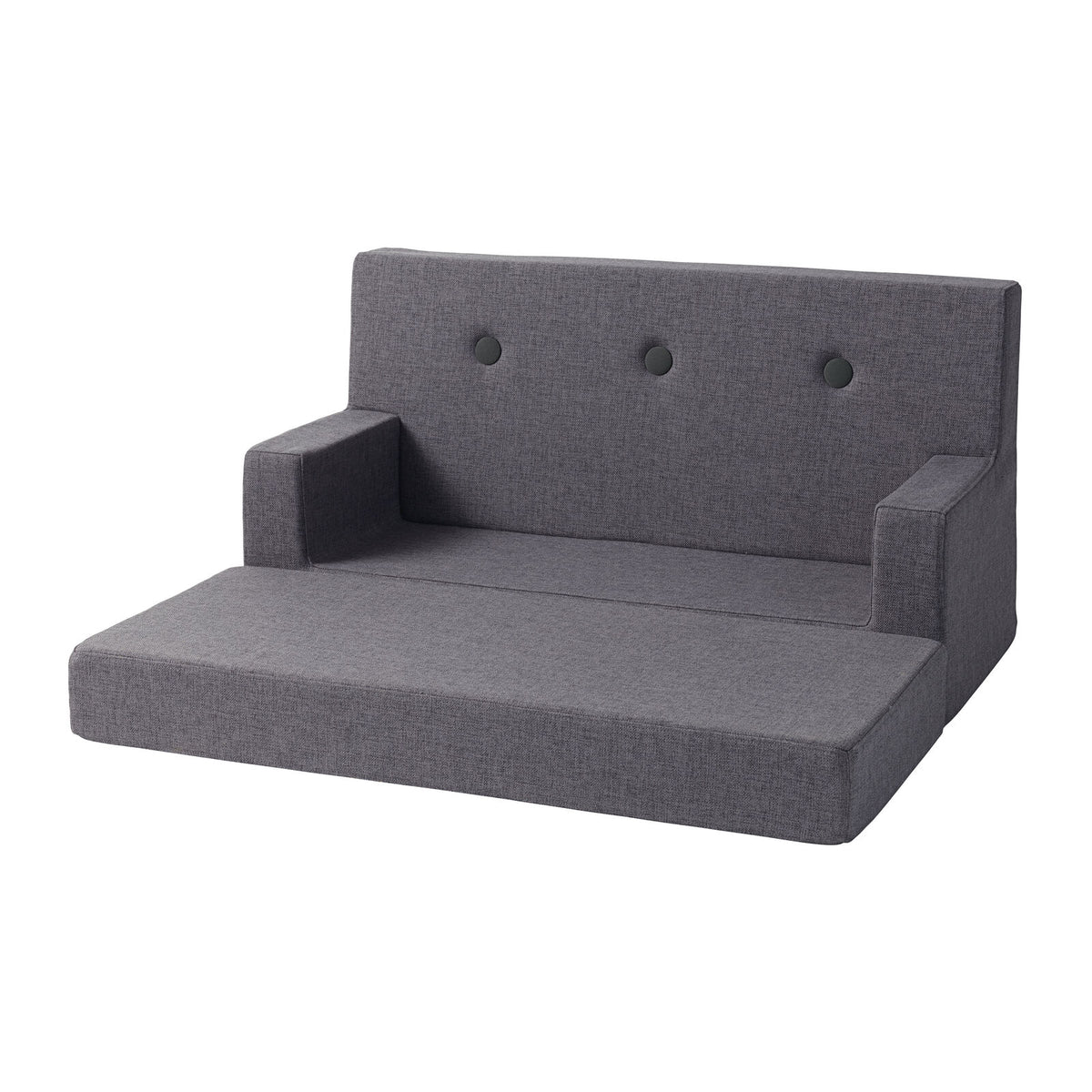 by KlipKlap Kids Sofa Blue Grey