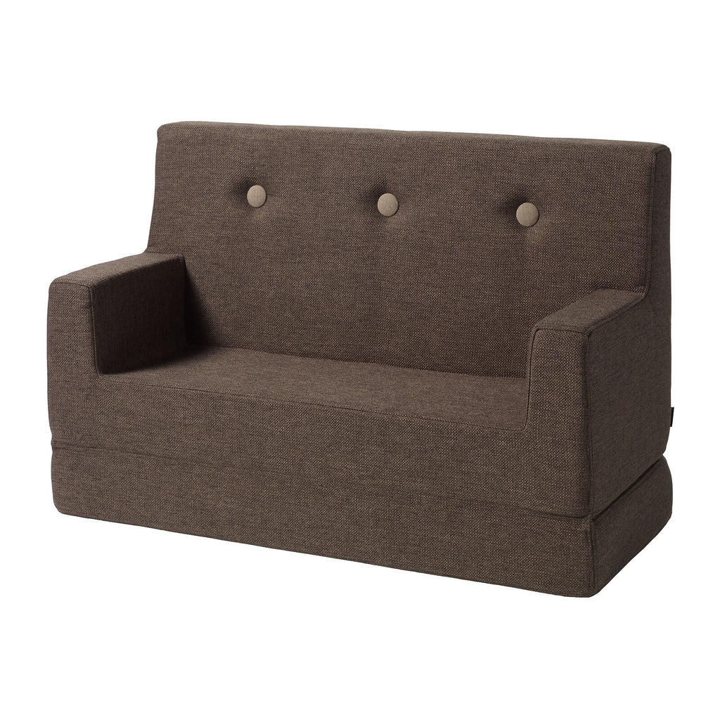 by KlipKlap Kids Sofa Brown