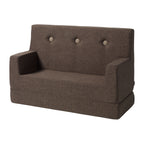 by KlipKlap Kids Sofa Brown