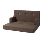 by KlipKlap Kids Sofa Brown