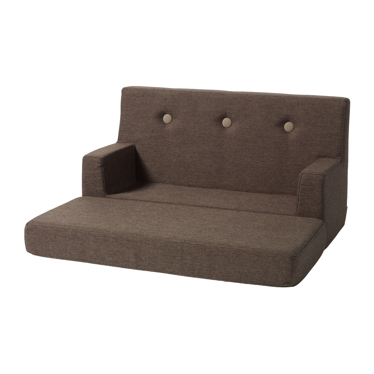 by KlipKlap Kids Sofa Brown