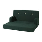By KlipKlap KK Kids Sofa Deep Green w. Light Green