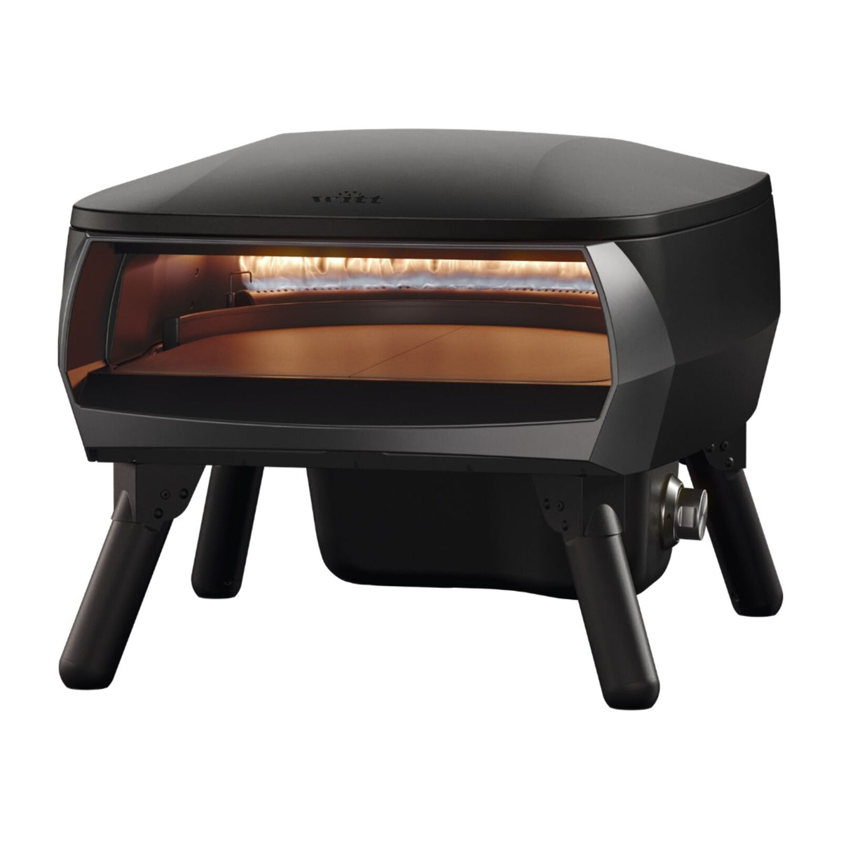 Witt PICCOLO Fermo 14" EU pizzaugn svart