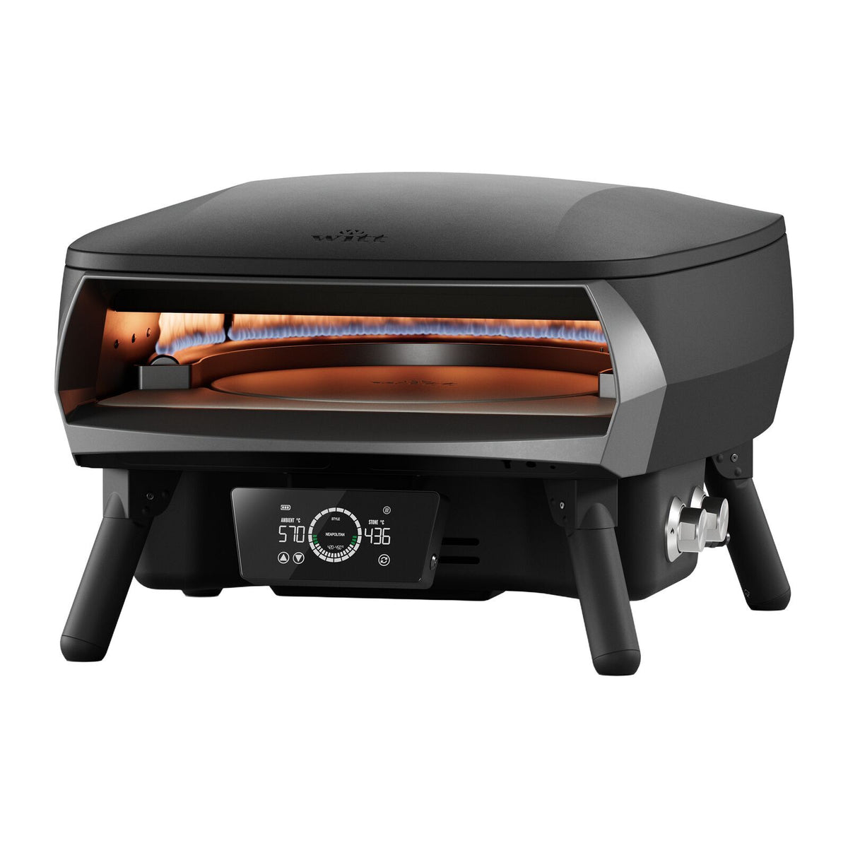 Witt ETNA Rotante Control 13" EU pizzaugn svart