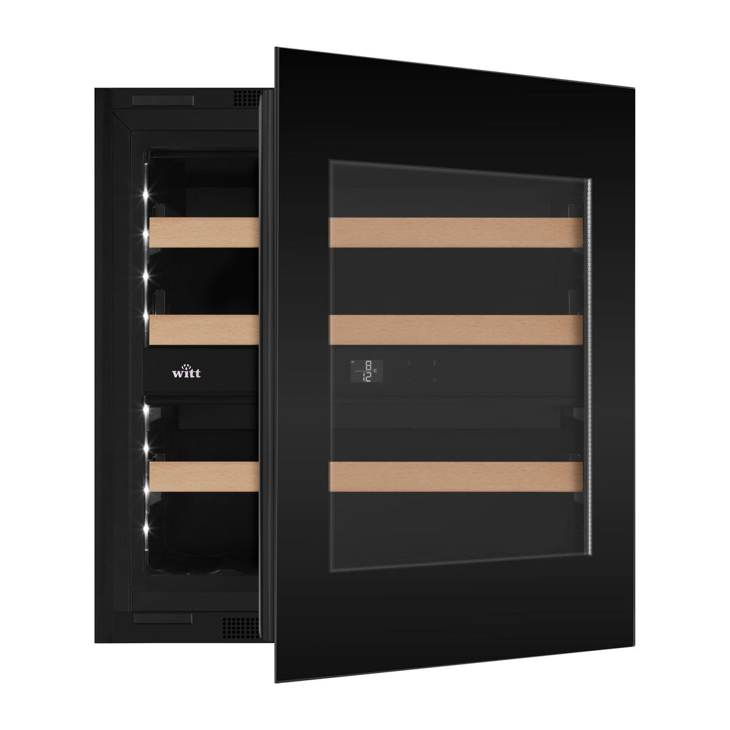 Witt WIU6060P-2B23 integroitava viinikaappi, musta