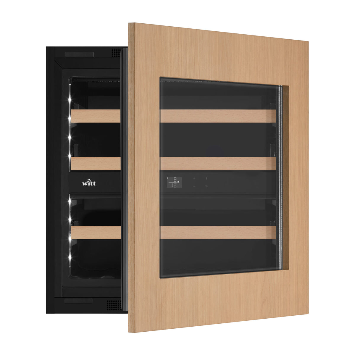 Witt WIU6060P-2P23 Integrerad vinkyl Black