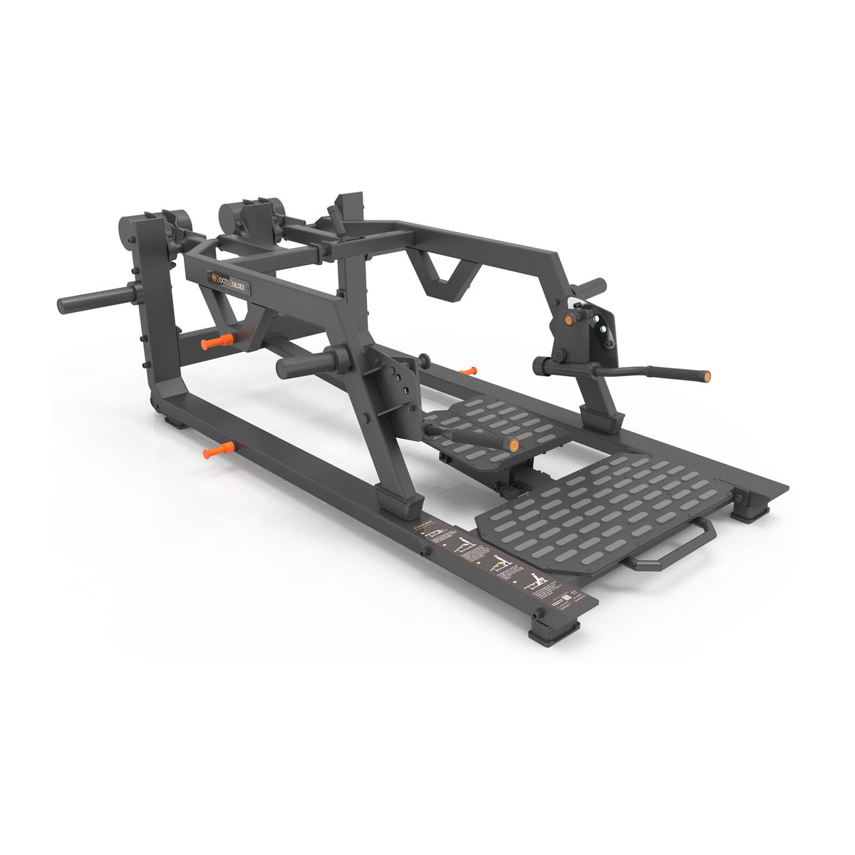 Booty Builder Reverse Lunge Plate Loaded Voimaharjoittelulaite Musta