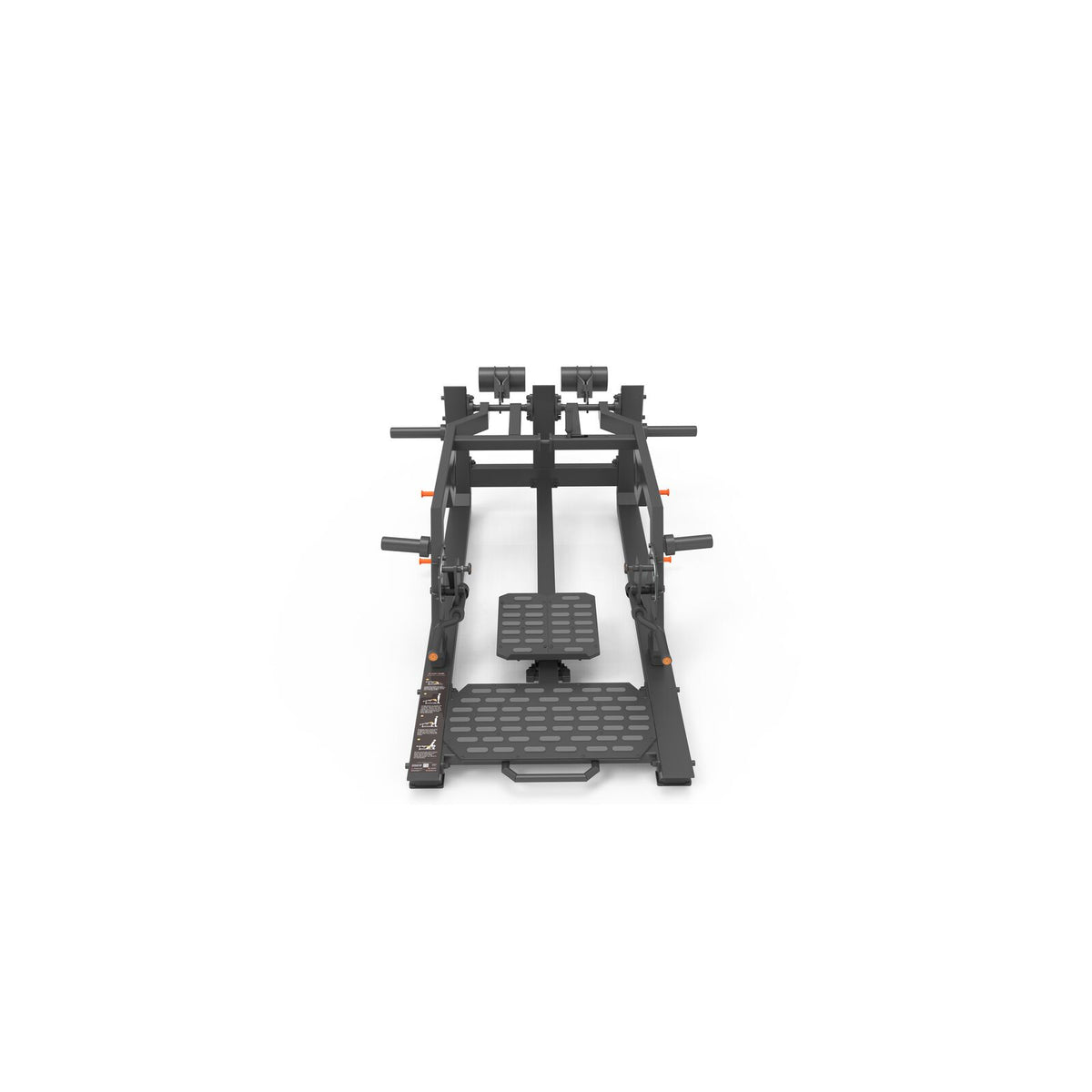 Booty Builder Reverse Lunge Plate Loaded Voimaharjoittelulaite Musta