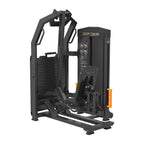 Booty Builder Pendulum Hip Press, viktmagasin Styrketräningsmaskin Svart