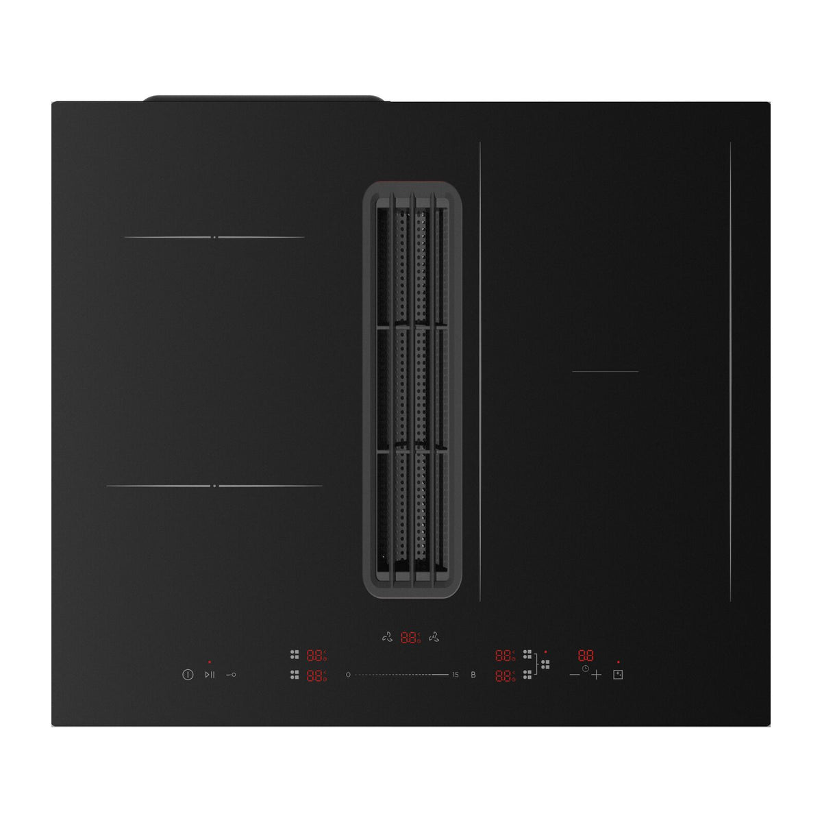 Witt Classic CHIHP60R Ventilator in hob Svart