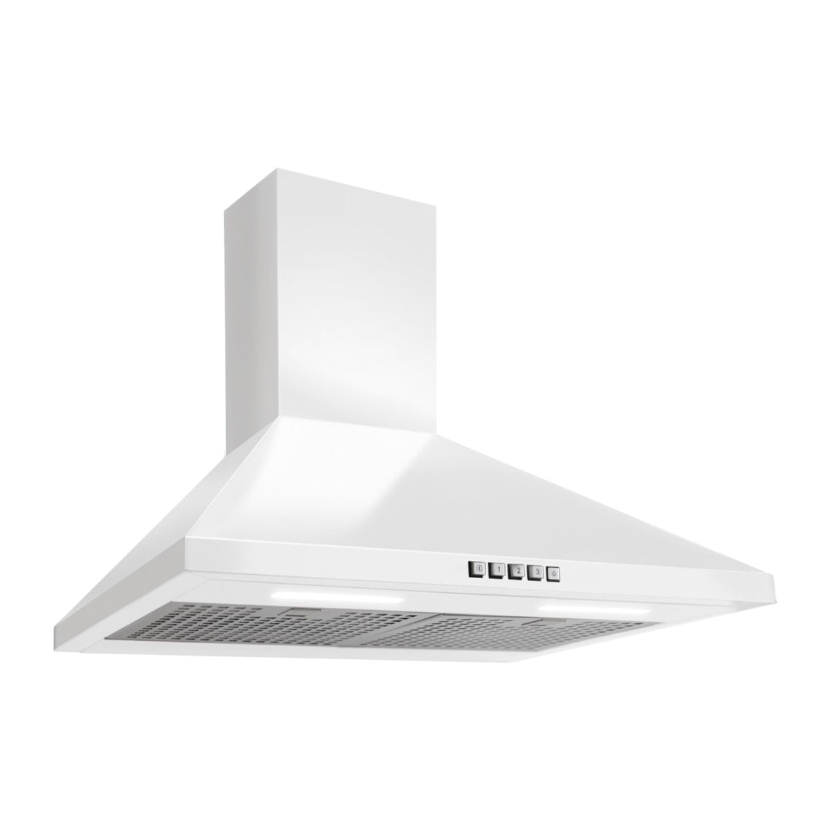 Ecotronic EPH609W Seinälle asennettava liesituuletin Valkoinen