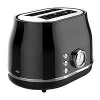 Witt Premium Retro Brødrister Svart