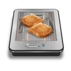 Witt Classic Flacher Toaster Toaster Bürsteter Stahl
