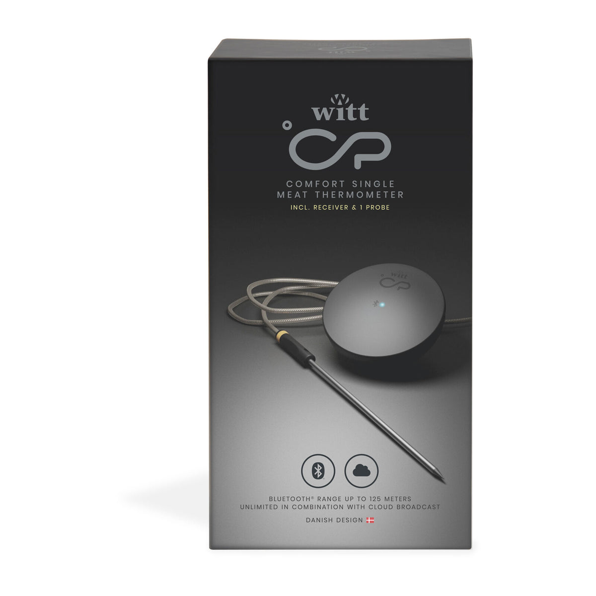 Witt CookPerfect Comfort Yksittäinen paistolämpömittari Musta