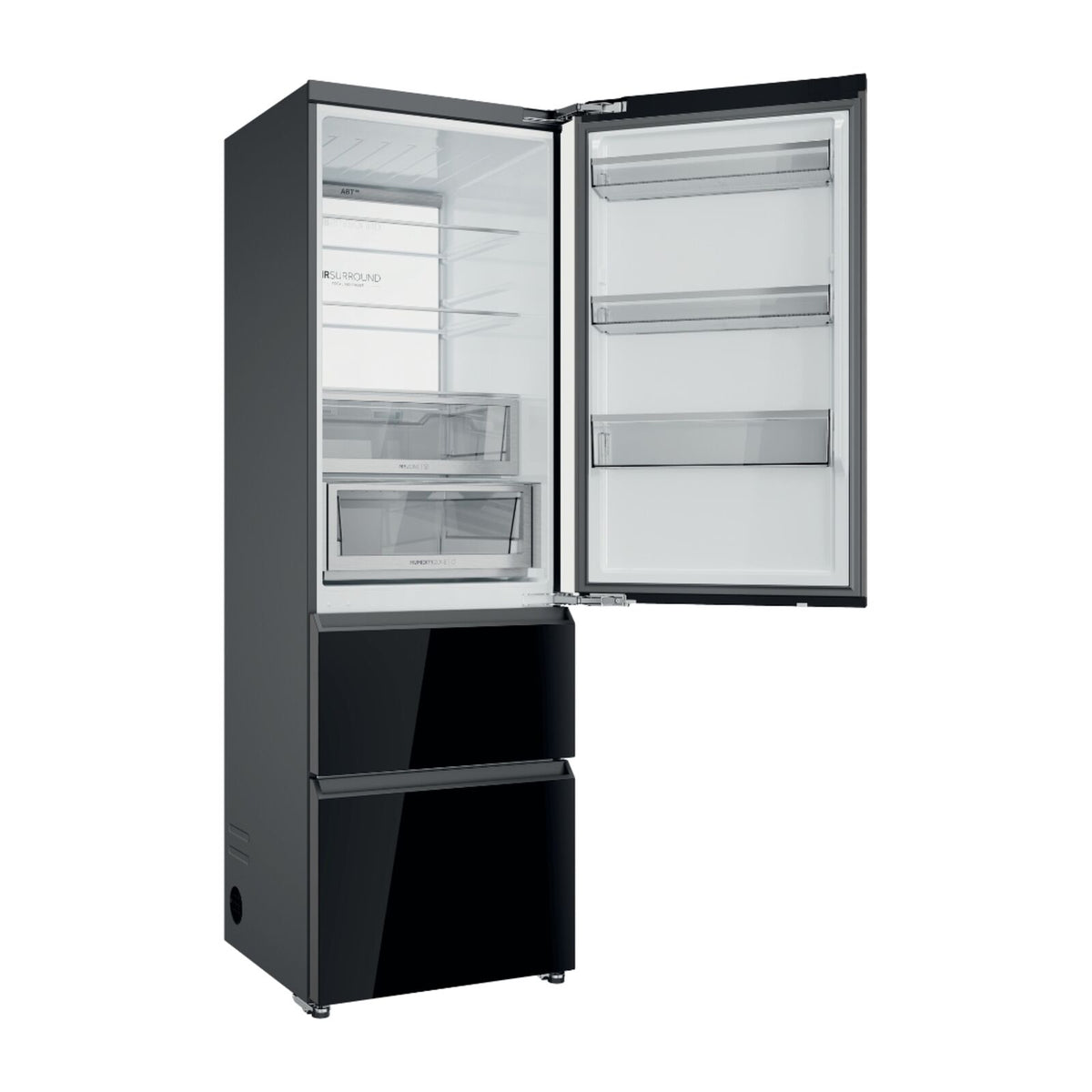 Haier CST9619DNGBW Kylskåp Svart