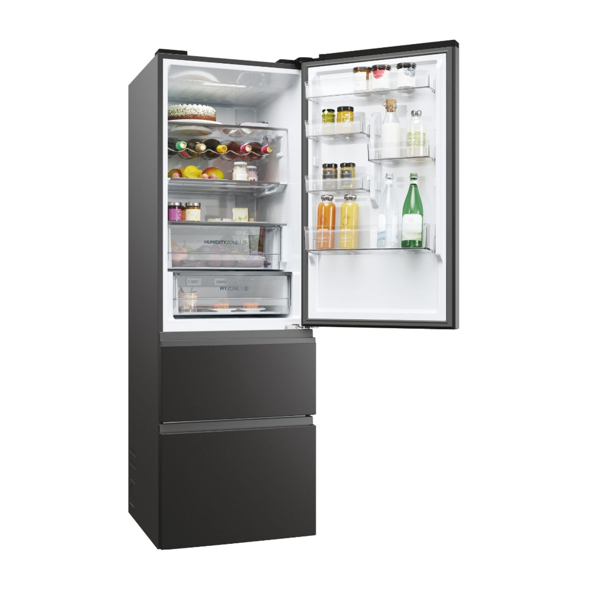 Haier HTW5618DNPT Kyl-frys Svart