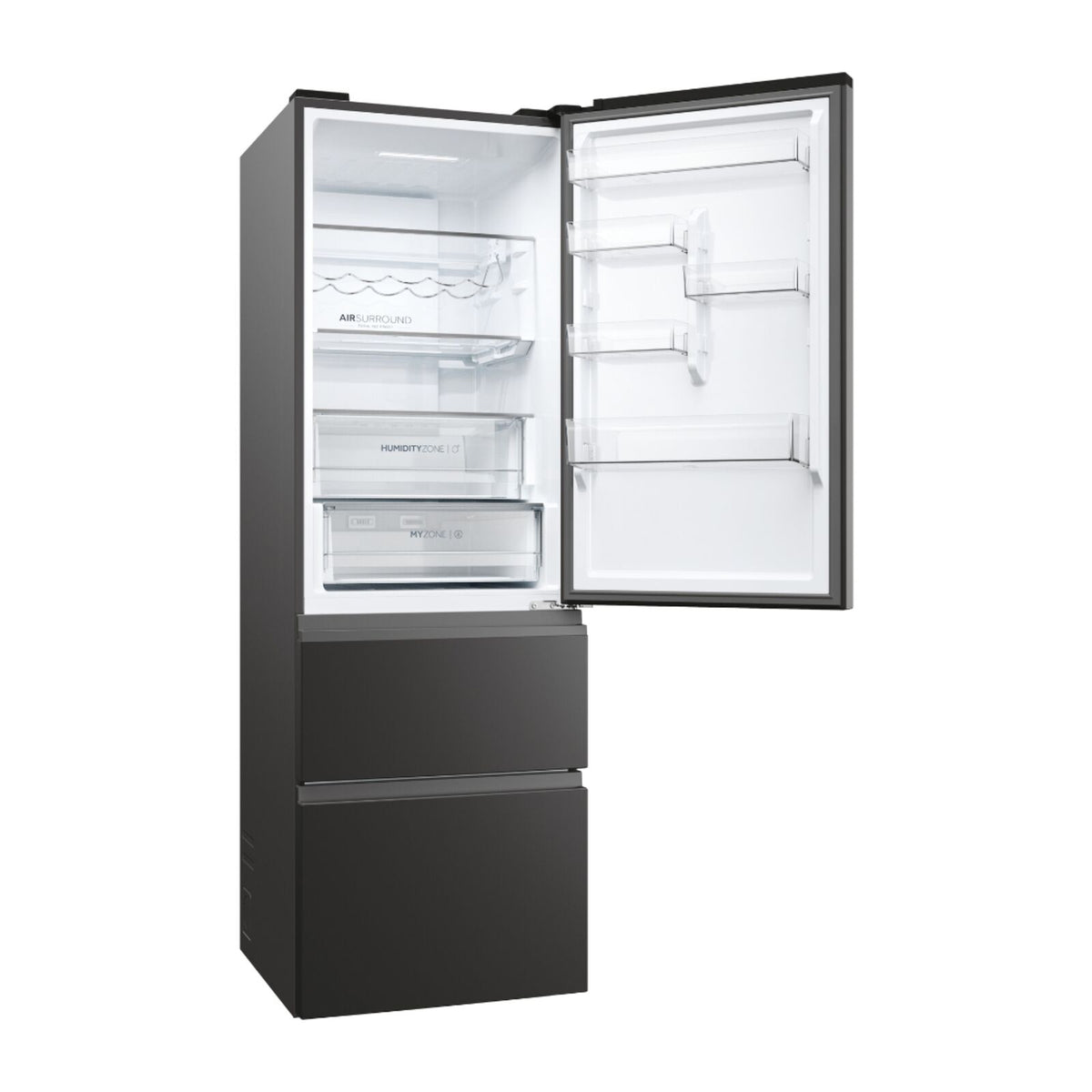 Haier HTW5618DNPT Kyl-frys Svart