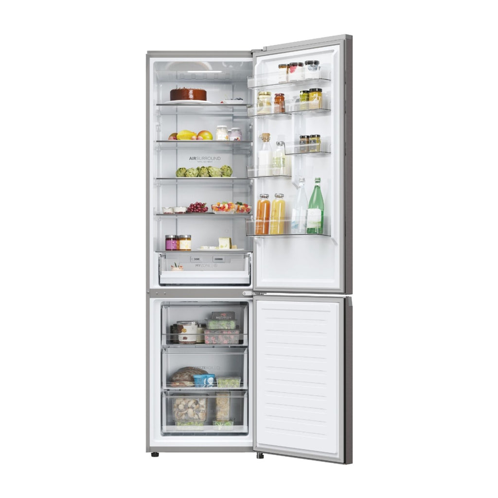 Haier HDPW3620DNPD Kjøleskap-fryser Svart