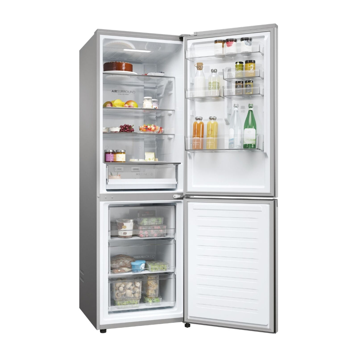 Haier HDPW3618DNPK Kyl-frys Rostfritt stål