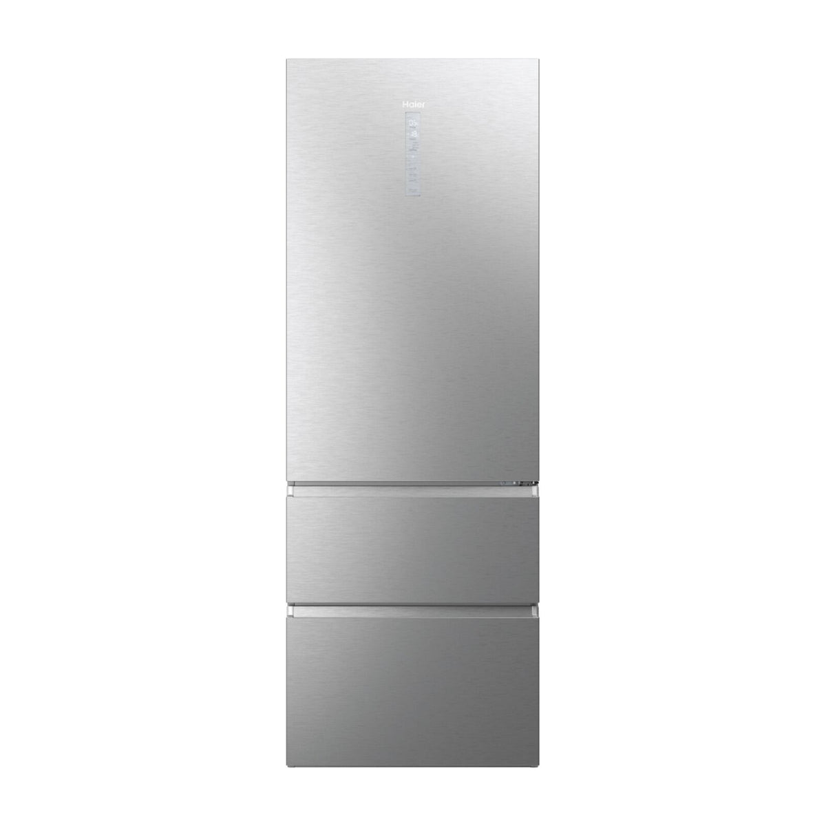 Haier HTW7720BNMM Kjøleskap-fryser Rustfritt stål