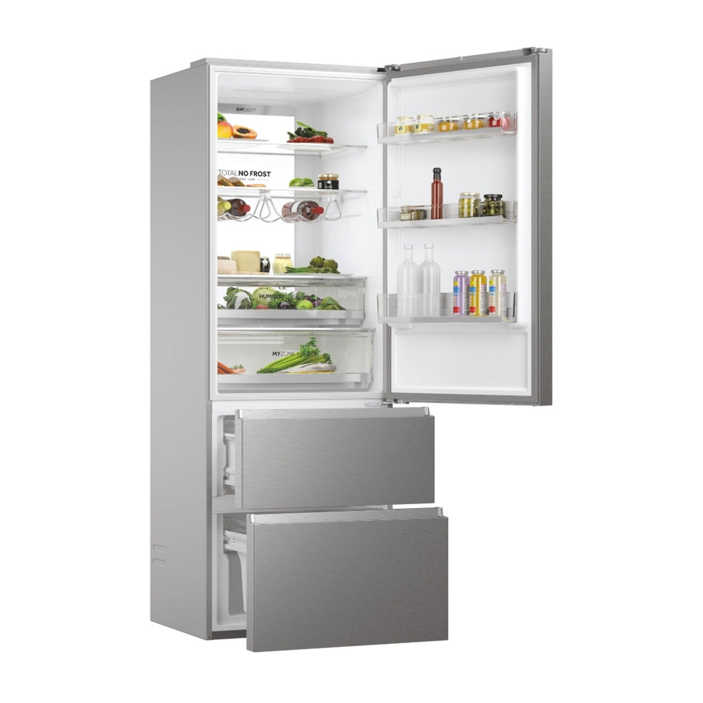 Haier HTW7720BNMM Kyl-frys Rostfritt stål