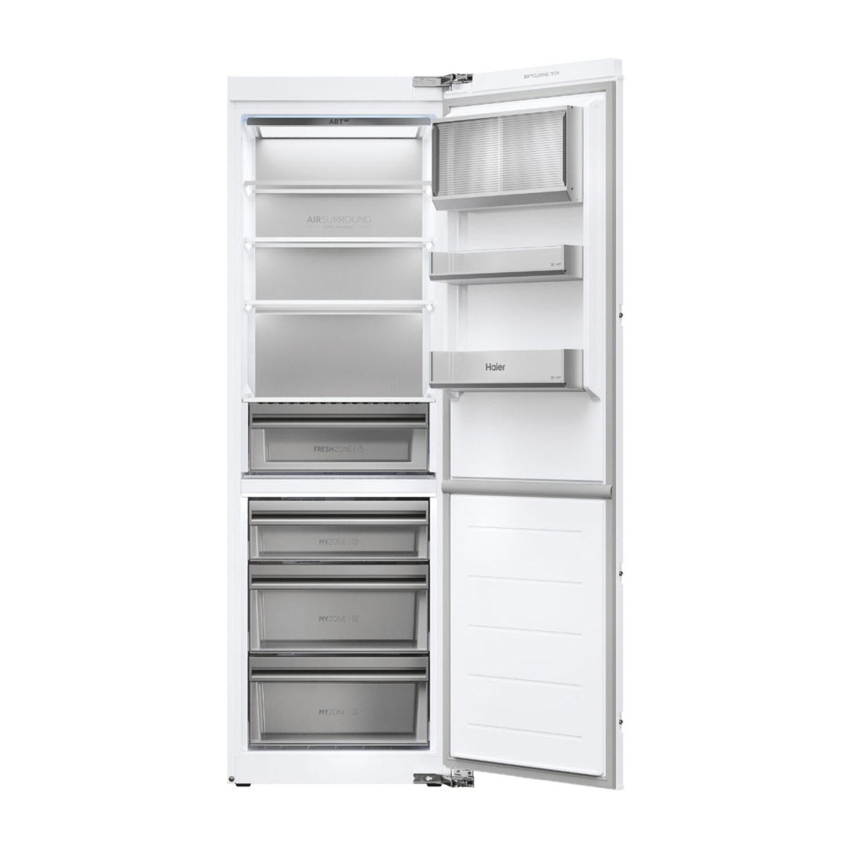 Haier HMLT7518EWF jääkaappi-pakastin integroitu