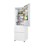 Haier HTW5618DNPW Køle-fryseskab Sort
